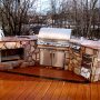 Stone Outdoor Cooking Areas