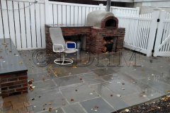 Landesign-Hardscape-Masonry-Valley-Forge-Completed-outdoor-pizza-bread-oven.-Phoenixville-PA