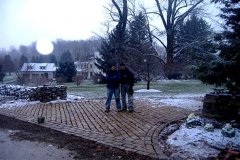 Landesign-Hardscape-Masonry-Valley-Forge-Some-of-the-crew-at-Landesign-Masonry-Cobblestone-Apron