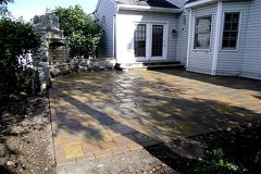 Landesign-Hardscape-Masonry-Valley-Forge-Paver-Patio-Mica-stone-Fire-Place