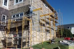 Landesign-Hardscape-Masonry-Valley-Forge-Before-photo-Stone-house