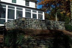 Landesign-Hardscape-Masonry-Valley-Forge-Mica-Stone-seating-wall