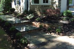 Landesign-Hardscape-Masonry-Valley-Forge-Blue-stone-walkway-valley-forge-stone-wall-and-plant-design