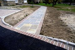 Landesign-Hardscape-Masonry-Valley-Forge-Flagstone-and-Brick-Walk-in-Cement