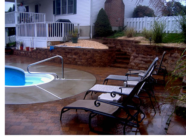 Custom Pools & Pool Renovations in Malvern, PA, Phoenixville, PA, Westchester, PA | Landeisgn Hardscape & Masonry